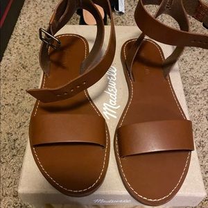 Madewell boardwalk ankle strap sandals